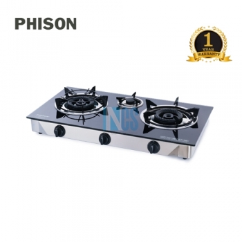 GAS COOKER-TEMP/GLASS(120MM)