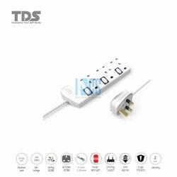 TDS Trailing Socket-3 Way-2 Metre BS