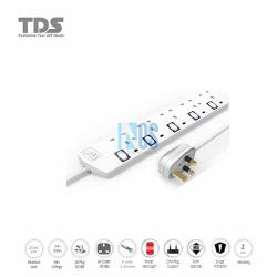 TDS Trailing Socket-3 Way-5 Metre BS