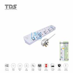 TDS Trailing Socket-4 Way-2 Metre BS+USB