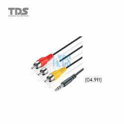 TDS CABLE AUDIO 3RCA TO 3.5MM-1.5METER