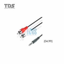 TDS CABLE AUDIO 2RCA TO 3.5MM-1.5METER