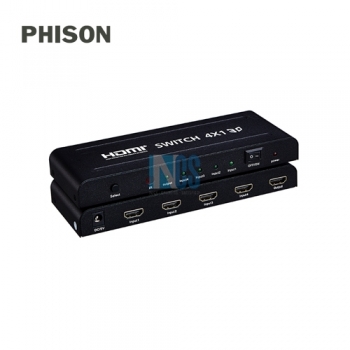 PHISON 4X1 HDMI SWITCH 1080P (IRON)