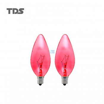 TDS BULB CANDLE E12-RED