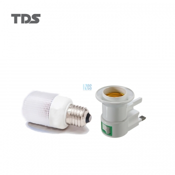 TDS ADAPTER UK E27 HOLDER WITH LED BULB-WHITE