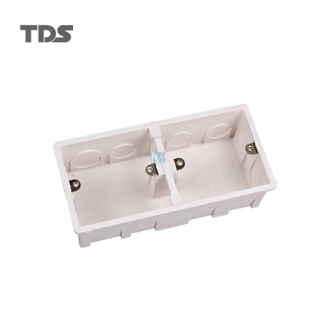 TDS Switch Socket PVC Box 6”X 3” - 1 Socket