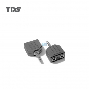 TDS Audio Converter AUX Plug To 2 AUX Jack