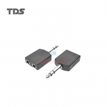 TDS Audio Converter MIC Plug To 2 MIC Jack