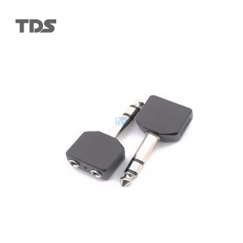 TDS Audio Converter MIC Plug To 2 RCA Jack