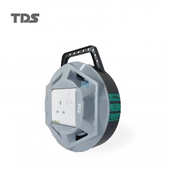 TDS EXTENSION SOCKET Q SERIES 1 GANG UK SOCKET 3000W/3CX1.25MM-5METER