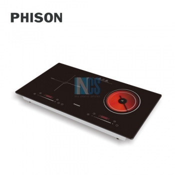 PHISON DOUBLE INDUCTION AND INFRARED COOKER 2000W+2000W